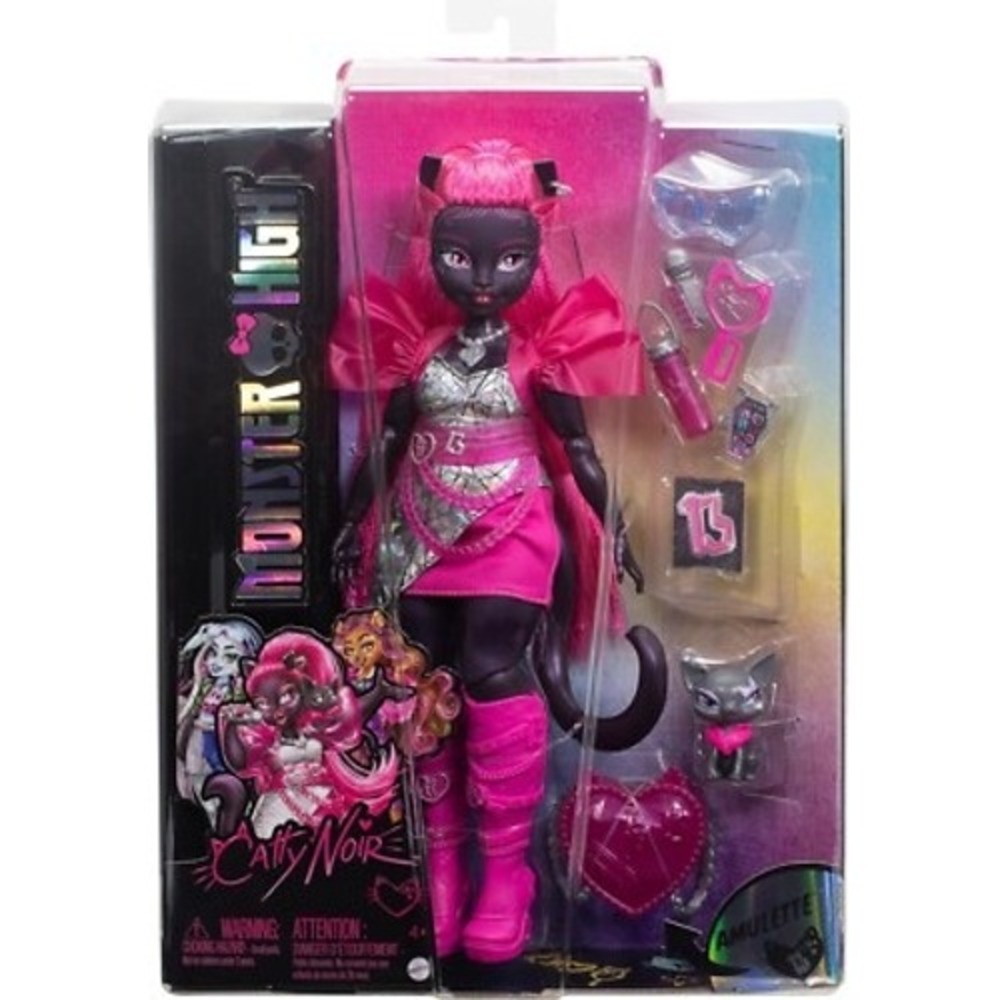 Monster High Catty Noir G3 Doll Pink Hair Werewolf Pop Star HNF82 New in Box